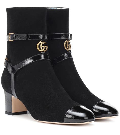 gucci boots fit|GUCCI Suede ankle boots .